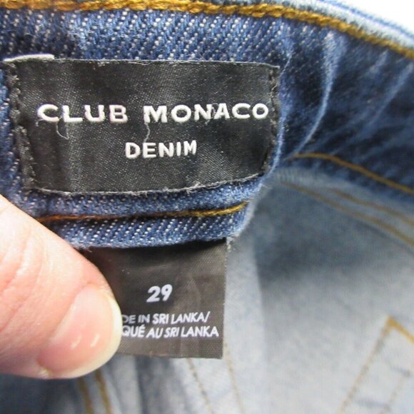 Club Monaco The High Rise Skinny Jeans Women's Size 29 Indigo Denim Travel 548 - Picture 3 of 13